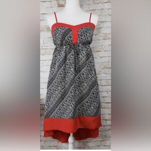 Maurices Black and White Patterned Dress